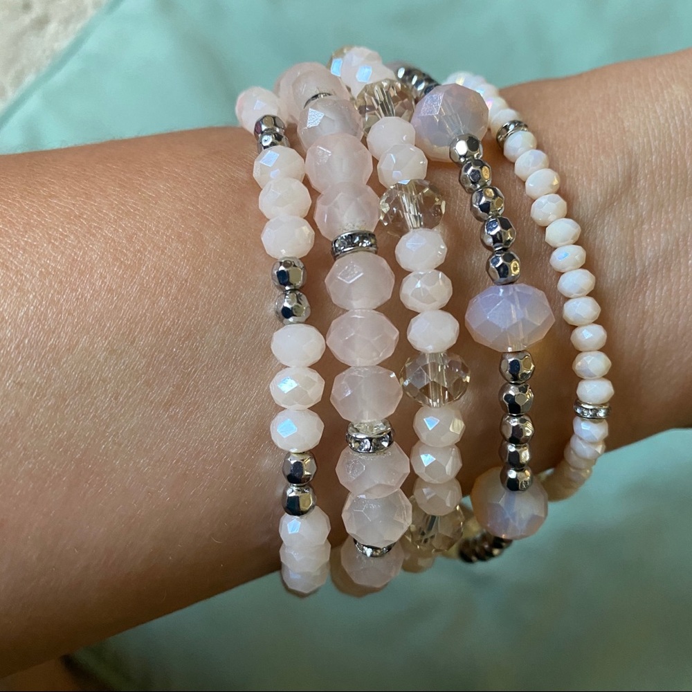 Pink bundle bracelets - Picture 5 of 5